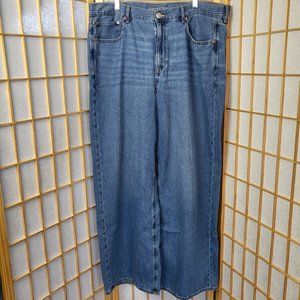 NWOT American Eagle Skater Wide Leg Jeans Size 18 Regular